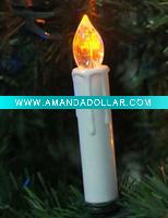 Wholesale CE&ROHS prove christmas candle,orange color candle,flash light candle,led candle bulb lighting