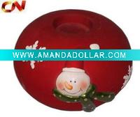 Wholesale Light scented Ceramic Christmas candles stand