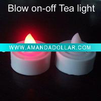 led blow on-off candle
