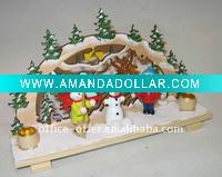 Wholesale Wooden Christmas candle stand
