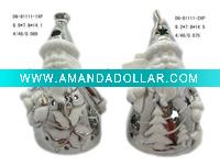 Wholesale Christmas santa electroplating tealight holder