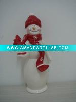 Ceramic Snowman Decoration