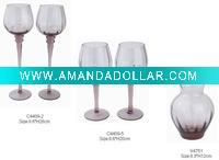 Wholesale mouth blown glass tealight candle holder,tall glass tea lights,long stem tealight candles,tealight holder