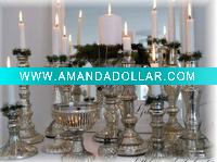 Wholesale tube glass candle holder