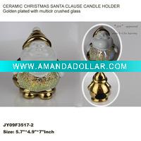 Wholesale Ceramic christmas candle holder/tea light holder
