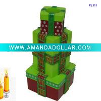 Wholesale Polyresin Christmas tealight candle holder