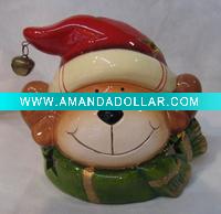 Christmas reindeer candle holder
