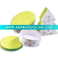 Christmas tree shaped paper gift packaging box