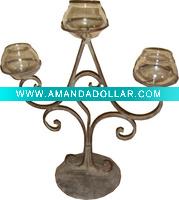 Wholesale metal wire candle holder