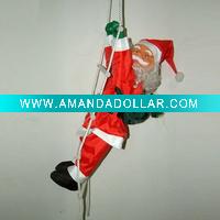 Wholesale climbing santa claus with rope