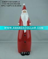 Wholesale 2011 the latest design Ceramic glaze Santa Claus merry christmas gifts