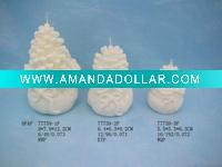 pinecone candle