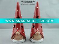 Wholesale ceramic children boy and girl Hanging elf gift ceramic glaze christmas elf statues Art cherub porcelain abstract Candle room