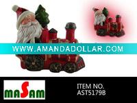 Wholesale Christmas Santa in the train w/LED light