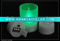 Wholesale LED tealight with candle cup ,electric LED tealight candle with candle hoder