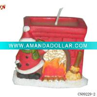 Wholesale Christmas ceramic snowman candle stand