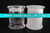Wholesale Glass Metro candle holder and glass candle jar