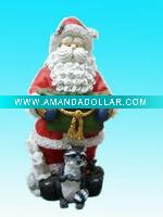 Wholesale Decorative polyresin santa clause/Hot selling