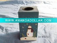Wholesale Wooden christmas candle holder,Wooden candle holder