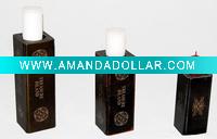 Wholesale candle holder with leather fabric