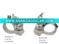 Wholesale Electroplating christmas santa napkin ring