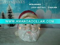 Wholesale Christmas ceramic Santa Claus head