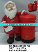 Wholesale christmas santa claus in polyresin for ornament or decoration