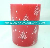 Christmas Decoration Snowflake LED candle PS-2A6401-402