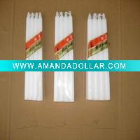 good quality straight white candle
