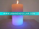 color changed candle