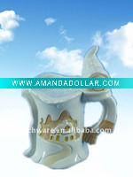 Ceramic Christmas candle holder