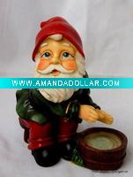 Wholesale Resin Santa Claus washing hands figures