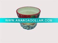 Wholesale Porcelain Santa Flower Pot