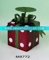 Wholesale christmas gift christmas decoration metal gift metal craft metal christmas candle holder