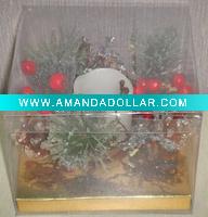 Wholesale flameless candle w/candle ring