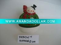 ceramic christmas decoration candle holder