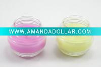 Glass candle jar