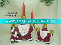 ceramic christmas candle holder