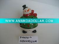 Wholesale ceramic christmas decoration candle holder