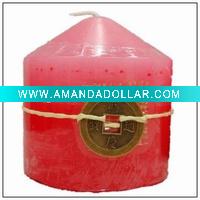 christmas pillar candle