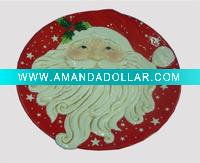 Wholesale Fruit Santa Plate Decoration