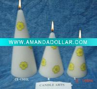 holiday decorative candle