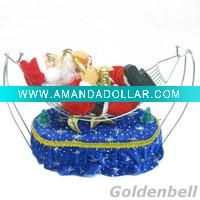 Wholesale 6'' santa claus playing and cradling