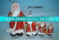 Wholesale ceramic christmas candle holder (Santa Claus)