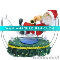 Wholesale 6'' santa claus playing and cradling