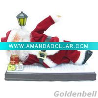 6'' santa claus sleeping with snoring