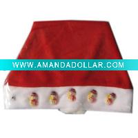 Santa Hat with shiny light in the santa