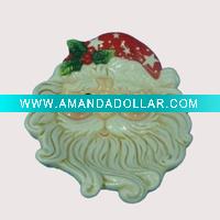 Ceramic Santa Plate