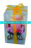 Wholesale Scented Candle W/Stand Dia:5x10(H)cm - A05296