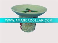 Wholesale Ceramic Santa Candy Plate